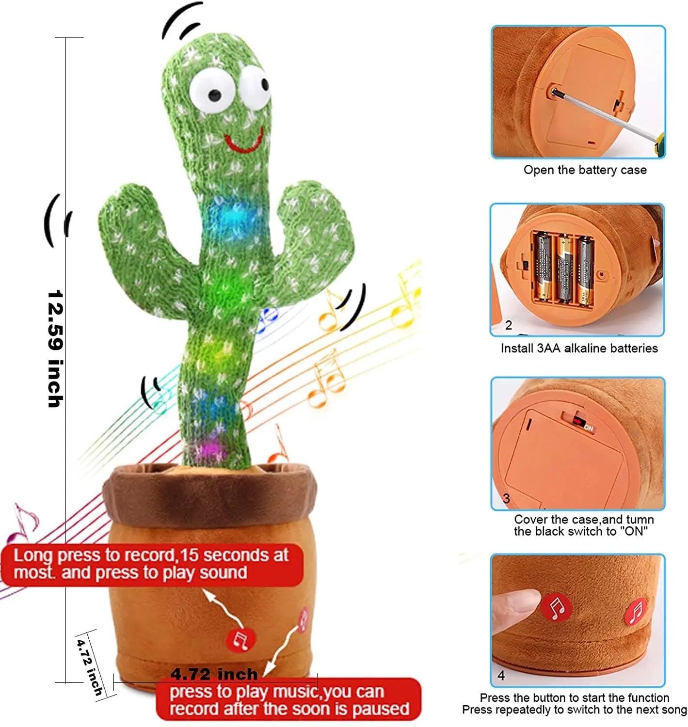 Dancing Cactus Toy – The Fun, Musical Companion That Keeps Kids Entertained