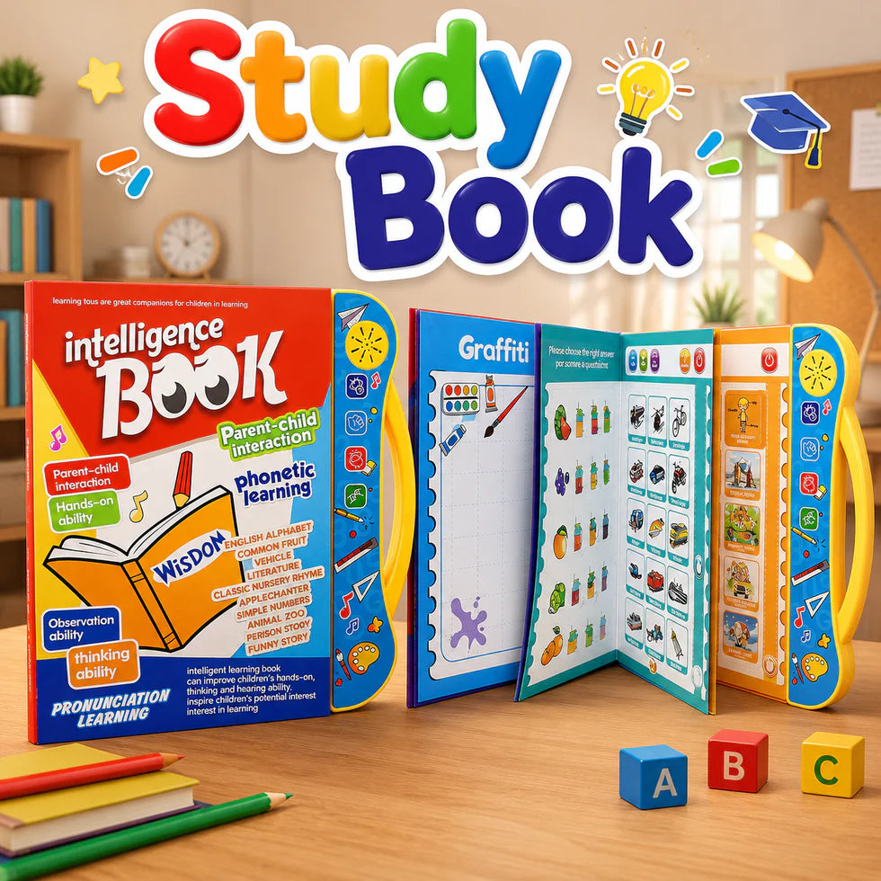 E Book for Kids Early Education Educational Toys | Intelligence Book for Kids  Allow to Open