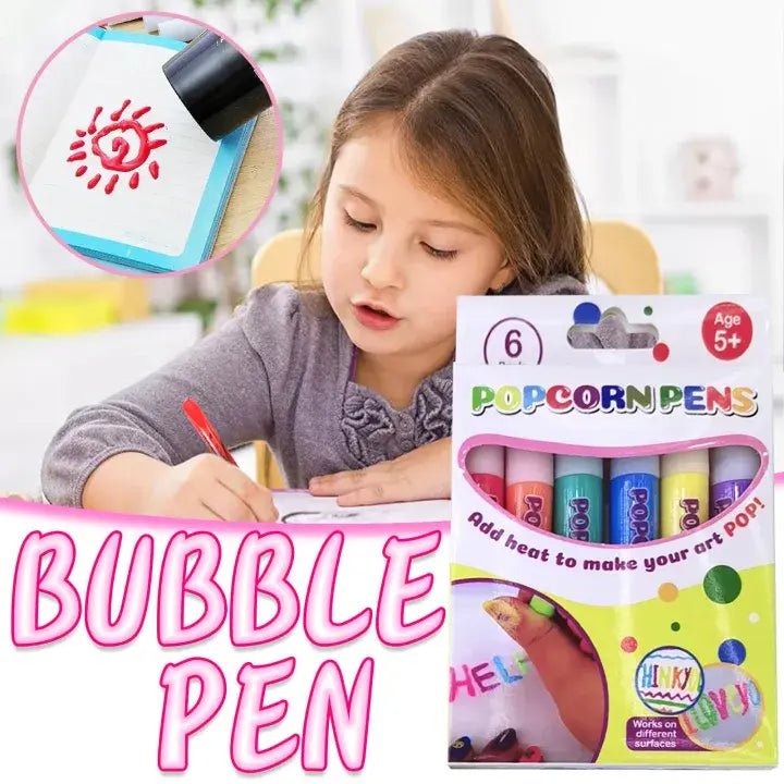 Colorful 3D Magic Popcorn Paint Pens For Kids