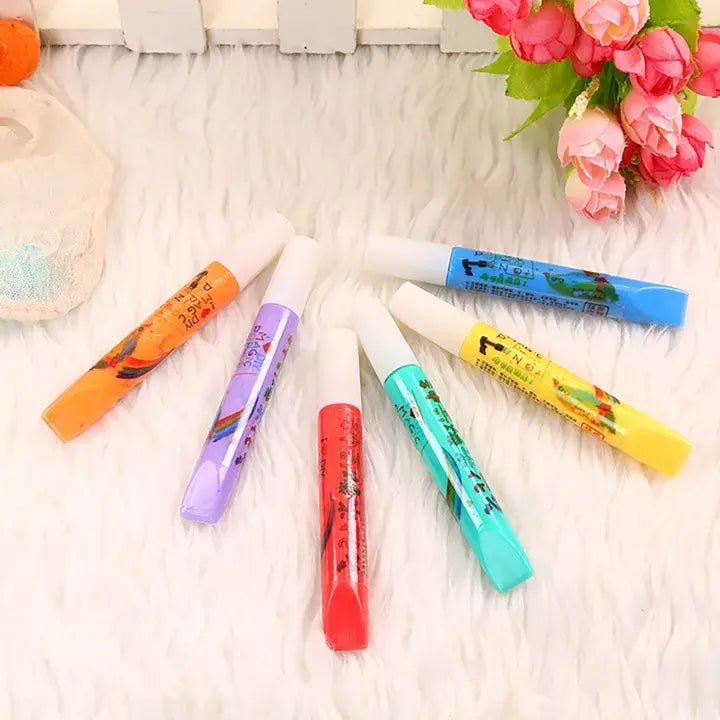 Colorful 3D Magic Popcorn Paint Pens For Kids