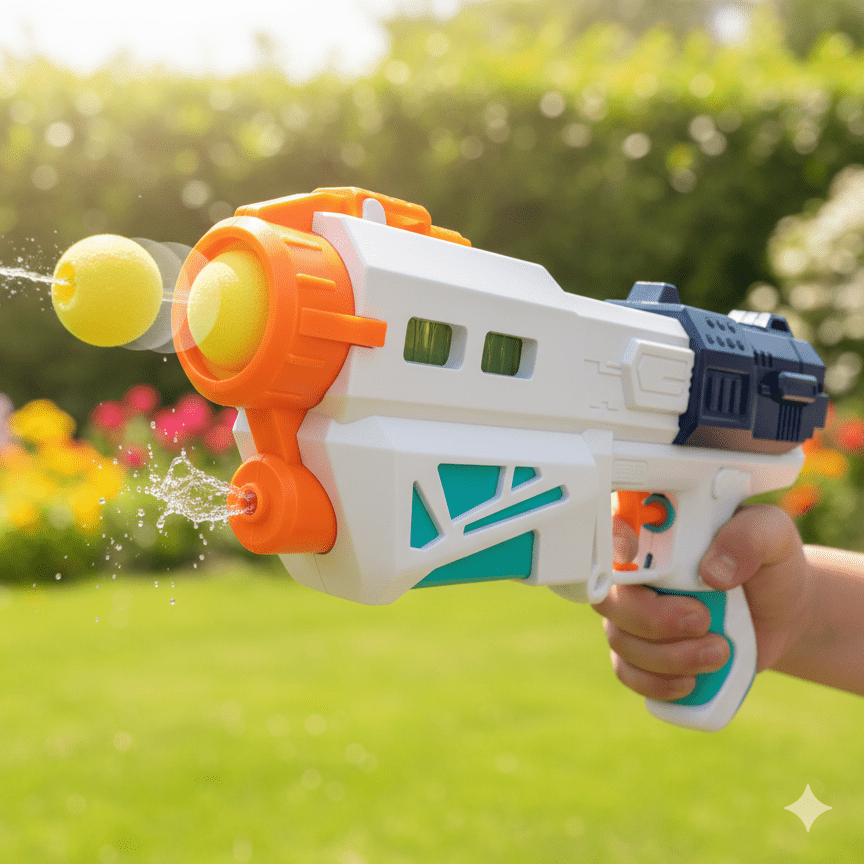 Magic 2 in 1 Shooting & Water Gun (648-31)