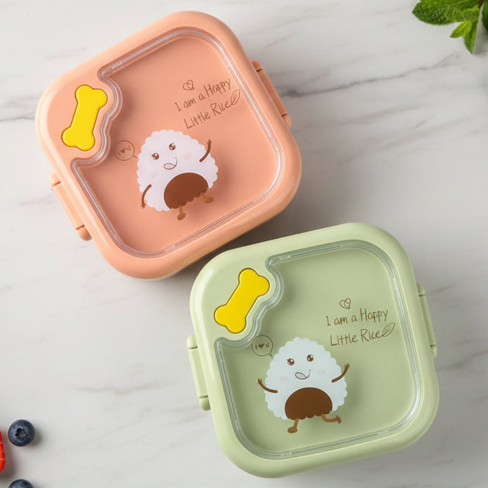 Snack Bowl & Lunch Box With Compartments For Kids (029-25)