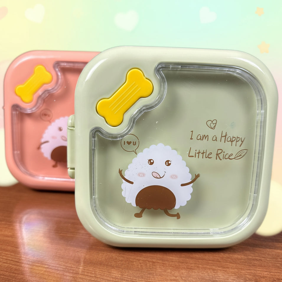 Snack Bowl & Lunch Box With Compartments For Kids (029-25)