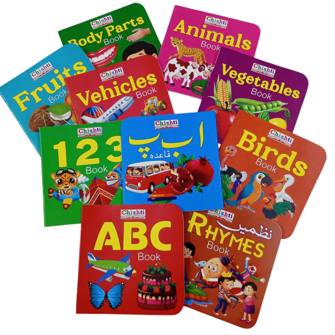 Educational Gift Set – My First Learning Library (10 Books Liminated Paper Set ) - Allow to Open