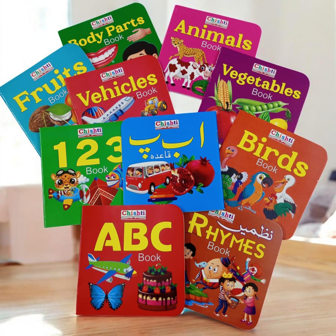 Educational Gift Set – My First Learning Library (10 Books Liminated Paper Set ) - Allow to Open