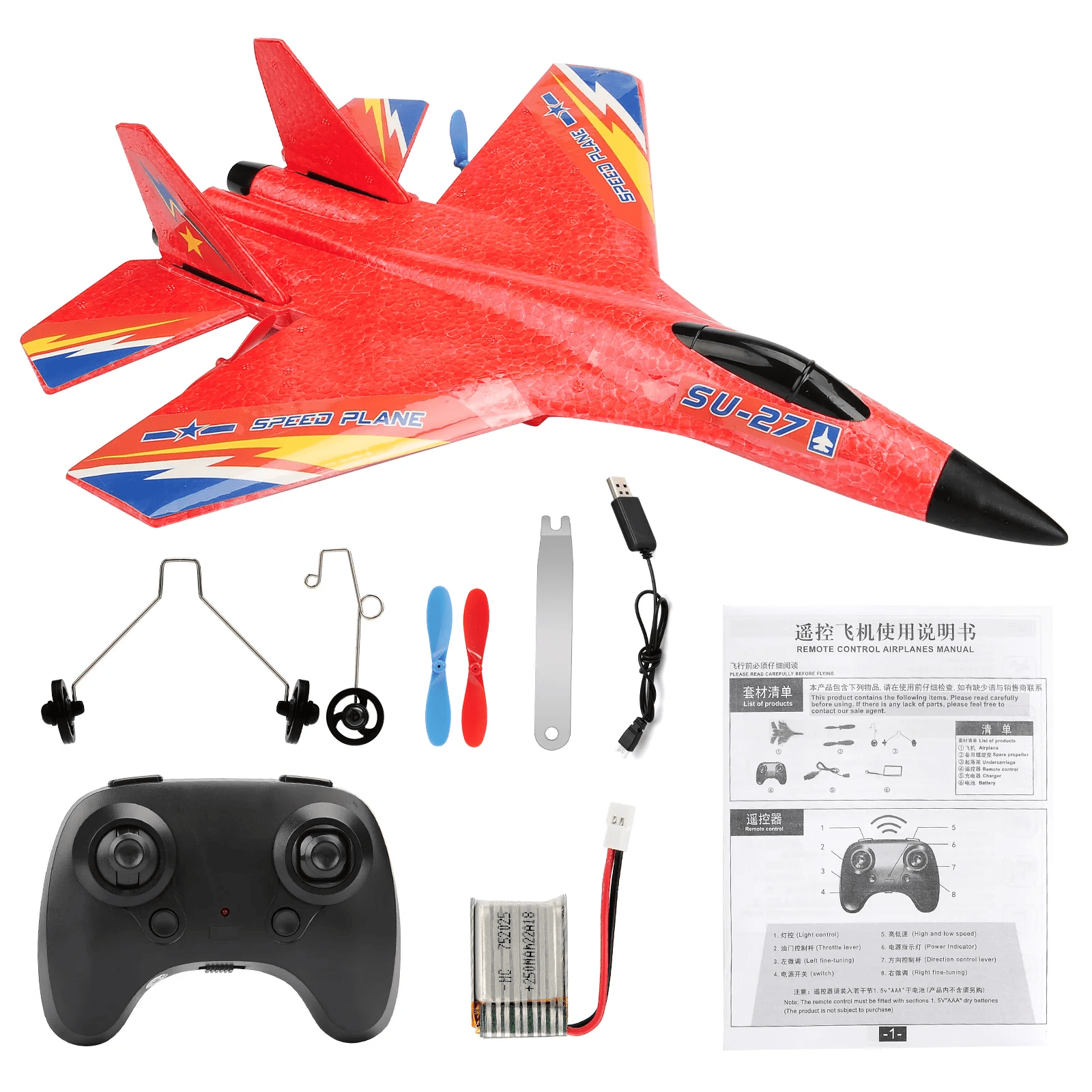 Remote Control Flying Foam Airplane