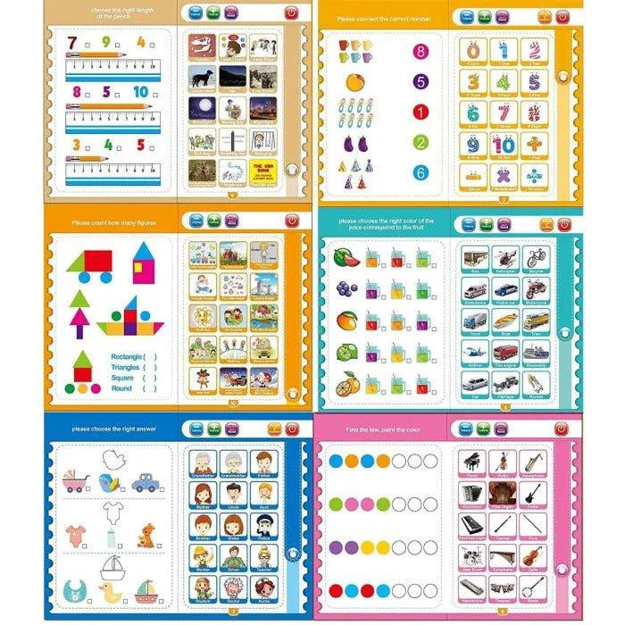 E Book for Kids Early Education Educational Toys | Intelligence Book for Kids  Allow to Open